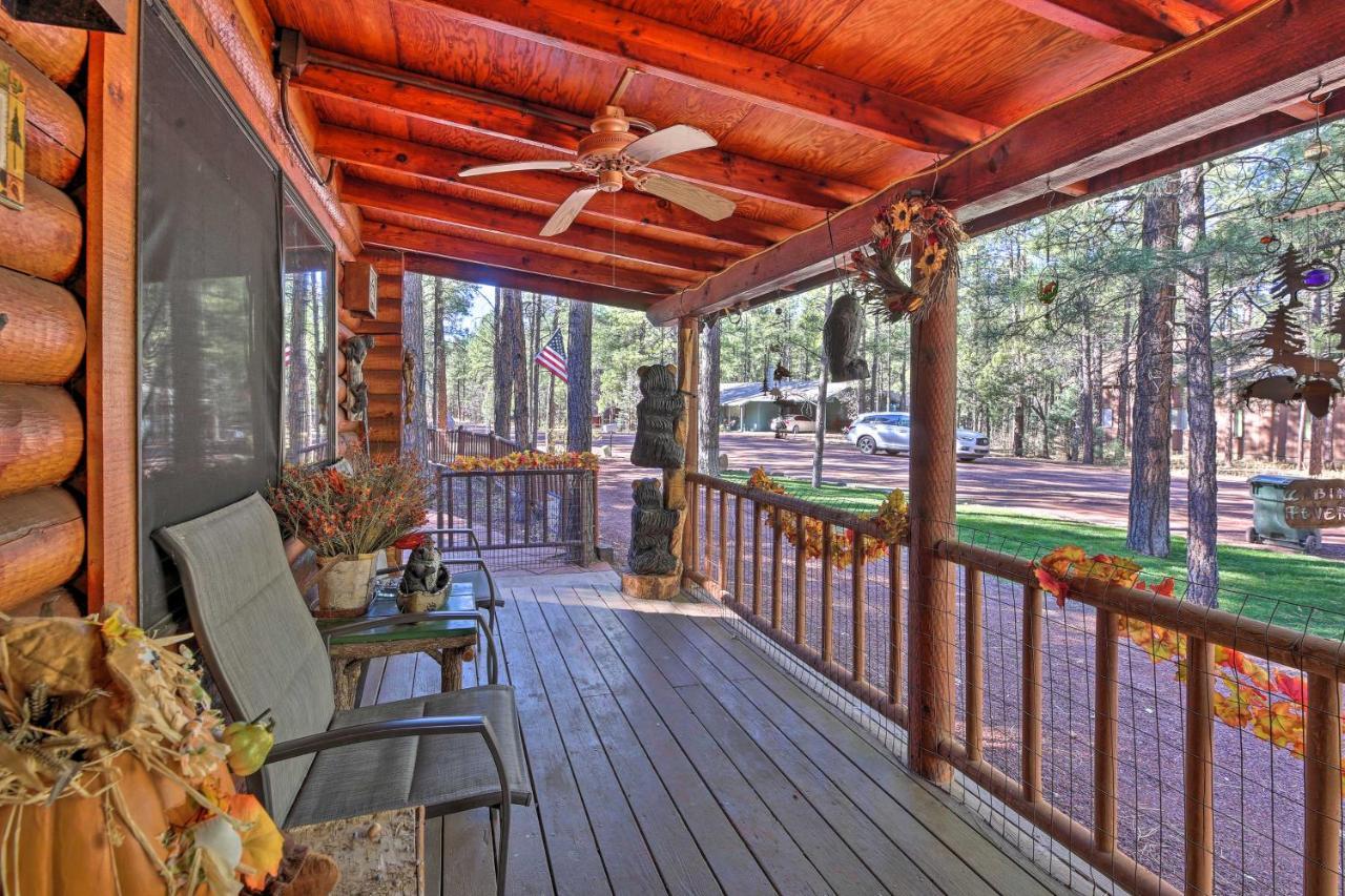Rustic Lakeside Cabin - Family And Pet Friendly! Пайнтоп-Лейксайд Экстерьер фото