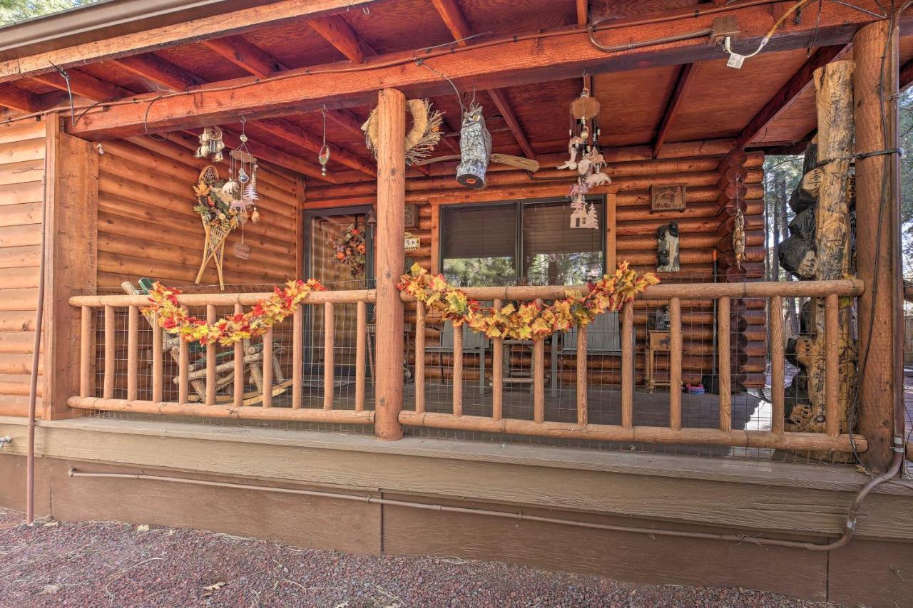 Rustic Lakeside Cabin - Family And Pet Friendly! Пайнтоп-Лейксайд Экстерьер фото